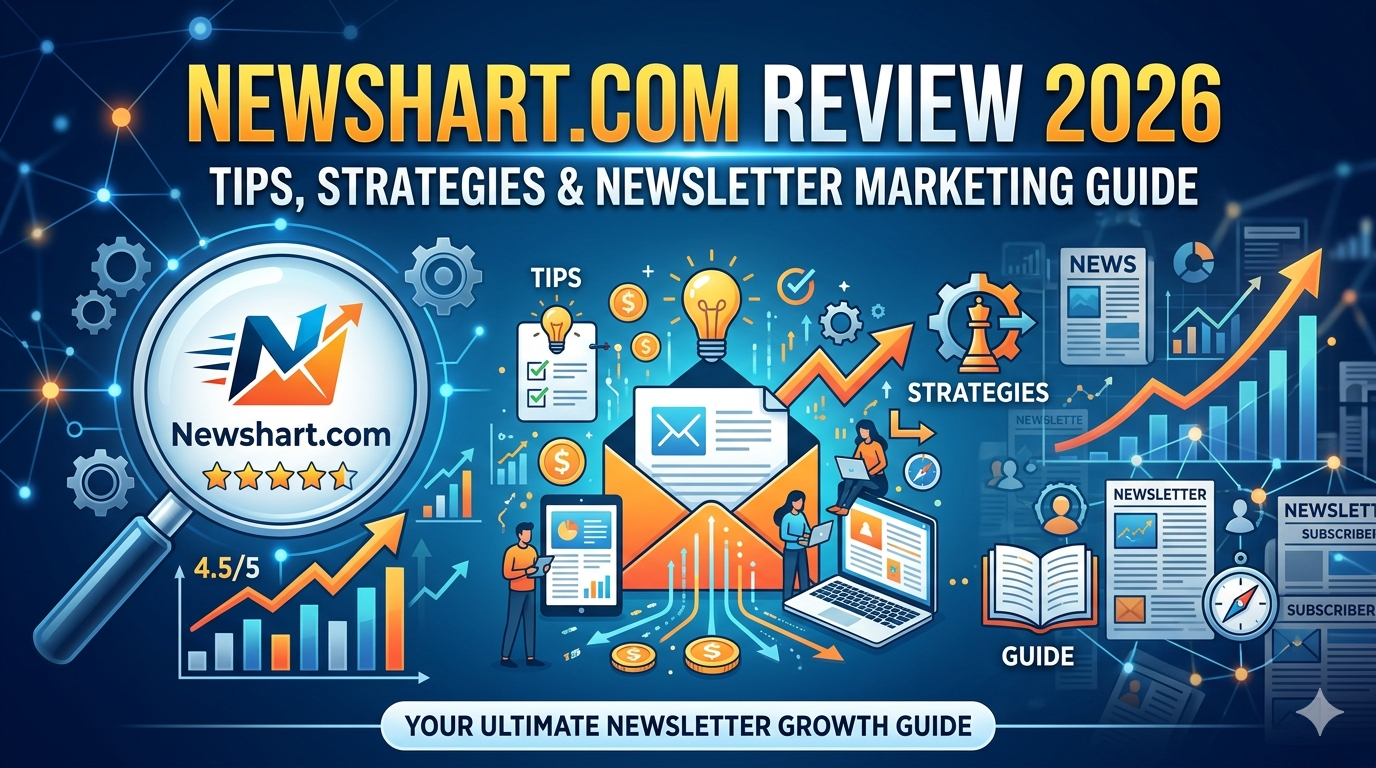Newshart.com Review 2026 Tips, Strategies & Newsletter Marketing Guide