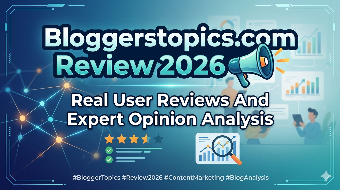 Bloggerstopics.com Review 2026 Real User Reviews And Expert Opinion Analysis