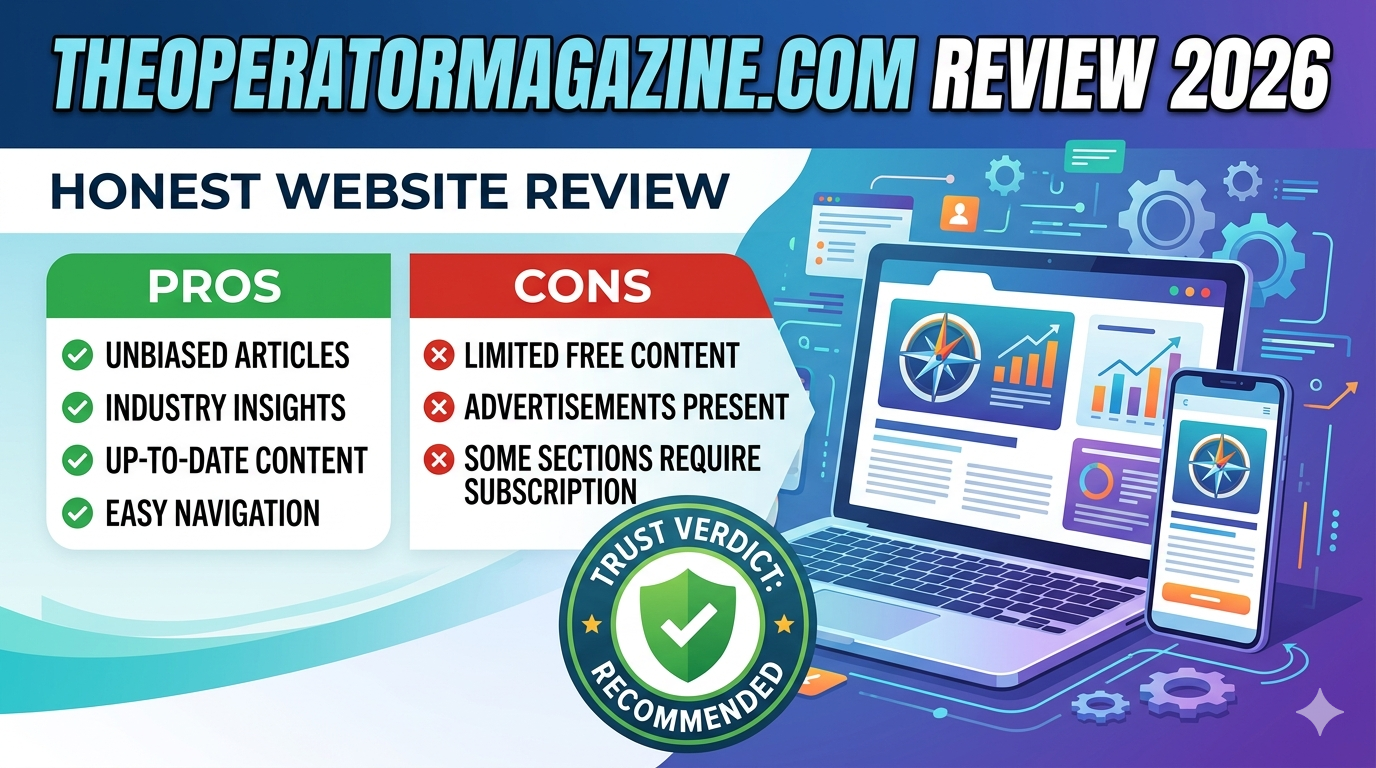 TheOperatorMagazine.com Review 2026 Honest Website Review Pros Cons Trust Verdict