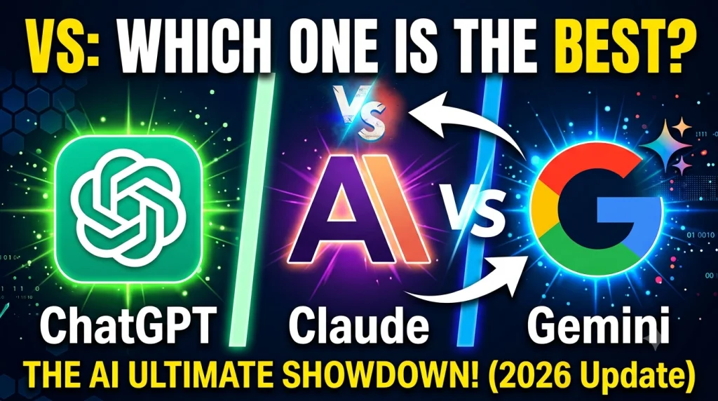 ChatGPT vs Claude vs Gemini Which Is Best in India (2026)?